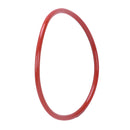 O-ring seal, oil seal, silicone, 50 x 2.5 mm, brick red, 10 pieces E7D7