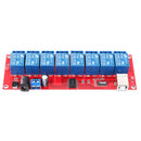 8 Channel 24V HID Driverless USB Relay USB Control Switch Computer Control Switch PC Intelligent Control Relay Module