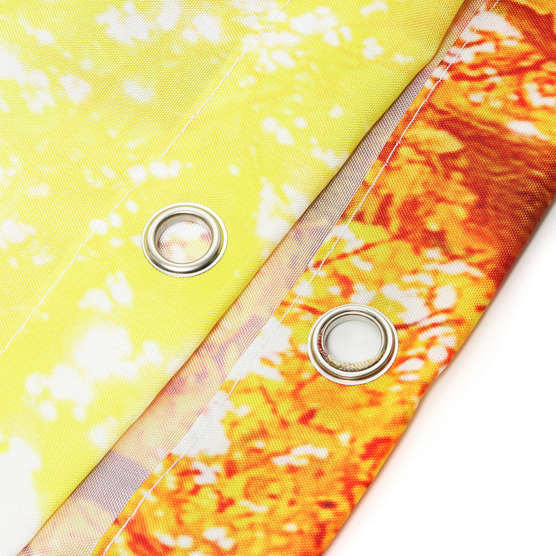 71''x71'' Autumn Deciduous Forest Waterproof Polyester Shower Curtains With Hooks
