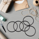 72 mm x 65 mm x 3.5 mm Rubber seal Oil filter O-rings Seal ring 5 pcs A3C1