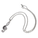 1 Pair Couple Love Music Note Pendant " I Love You" Necklace Chain Valentin C4I8