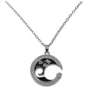 1 Pair Couple Love Music Note Pendant " I Love You" Necklace Chain Valentin C4I8