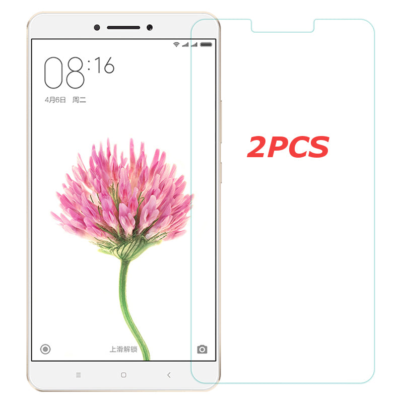2PCS Super Clear Anti-Explosion Tempered Glass Screen Protector Film For Xiaomi Mi Max