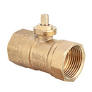 TMOK AC 220V 1/2" 3/4" 1" 1-1/4" Motorized Electric Brass Ball Valves 2 Way 3 Wires Full Port Valve