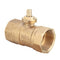 TMOK AC 220V 1/2" 3/4" 1" 1-1/4" Motorized Electric Brass Ball Valves 2 Way 3 Wires Full Port Valve