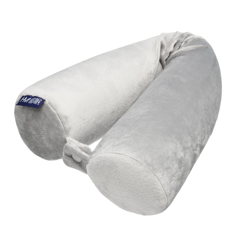 Memory Foam Cervical Roll Spinal Support Neck Pillow Pain Relief Bed Sleeping