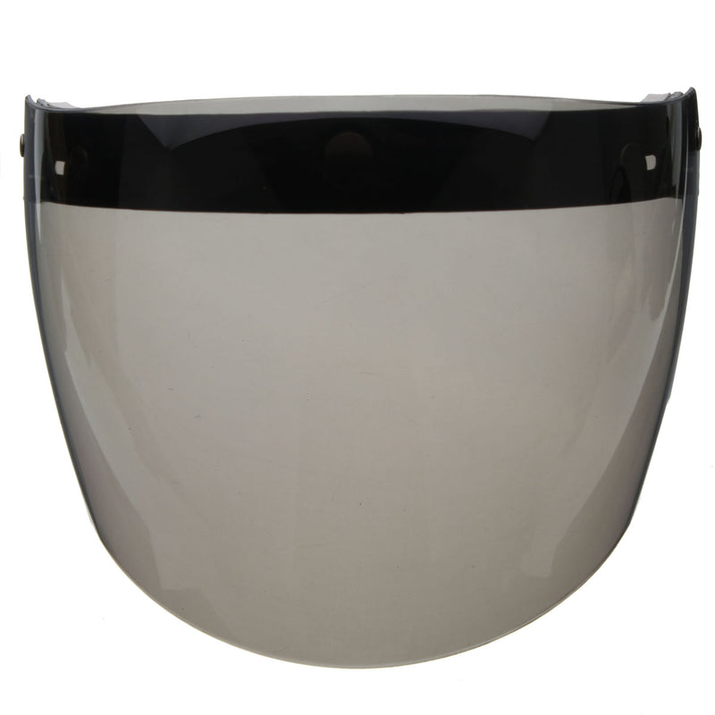 3 Snap Flip Up Visor Wind Shield Lens For Open Face Motorcycle Helmet