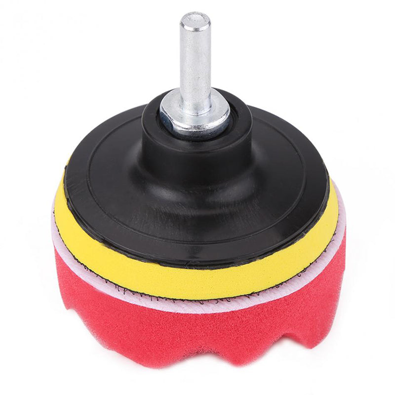 7pcs 3 4 5 6 7 Inch Sponge Polishing Waxing Buffing Pad Kit