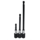 7Pcs Extension Bar Impact Socket Square Hex Shank Socket Adapter Drill Bit