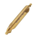 Drillpro HSS Titanium Coated Center Drill Bit 1/1.5/2/2.5/3/5mm 60 Degree Countersink Drill Bit