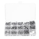 Suleve MXSS4 500PCS M3 M4 M5 304 Stainless Steel Hex Socket Head Cap Bolts Screw Nut Kit Set