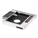 SATA 2nd HDD HD Enclosure Hard Drive Caddy Case Tray, Universal for 12.7mm  Q7X8