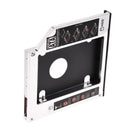 SATA 2nd HDD HD Enclosure Hard Drive Caddy Case Tray, Universal for 12.7mm  Q7X8