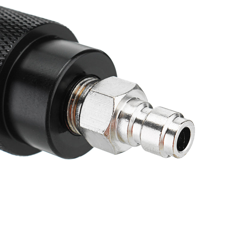 CO2 Refill Adapter Black Air Compressed Can Outlet/Refill Station Connector Kit