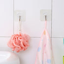 Honana HN-31 6PCs Strong Transparent Sticky Wall Hooks Hanger for Kitchen Bathroom Holder