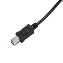 Micro USB 3.1 Type C Male to Standard Type B USB 3.0 Male Data Cable for Ne
