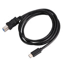Micro USB 3.1 Type C Male to Standard Type B USB 3.0 Male Data Cable for Ne