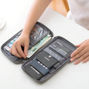 IPRee Polyester Passport Bag Travel ID Card Wallet Waterproof Multifunction Credit Card Holder