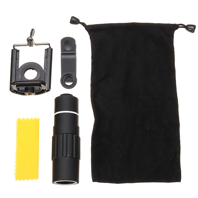 14X50 Zoom Optical HD Lens Telescope + Clip For Mobile Phone
