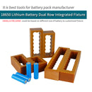 SUNKKO Bakelite Dual Row Integrated Battery Fixture For 18650 Lithium Battery Spot Welding Machine