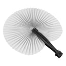 2PCS Paper Folding Chinese Oriental Floral Hand Fans Wedding Favours Table