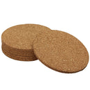 6pcs Plain Round Cork Coasters Coffee Drink Tea Cup Mat Placemats Wine Tabl E7Q1
