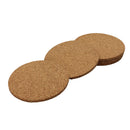 6pcs Plain Round Cork Coasters Coffee Drink Tea Cup Mat Placemats Wine Tabl E7Q1