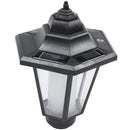 LED solar  wall lanterns wall light lamp outdoor garden fence door Q2D4
