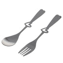 Fine Stainless Steel Cutlery Sets (Couple box Heart shape) Q5C4