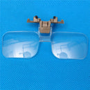 HD Lens Precise Clip On Clear Folding Magnifying Glasses Hands Free Reading Eyeglasseess