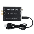 PJ.MIAOLAI Q5 PCM2704 Audio Decoder USB Converter Analog Audio R / L and Digital Fiber Coaxial Audio Signal DAC