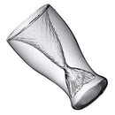 Clear 100ml Creative Mermaid Shape Glass Wine Beer Cup for Bar Party (Trans