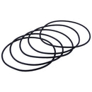 125 mm x 3.5 mm rubber seal O-rings gaskets black E6O6