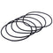 125 mm x 3.5 mm rubber seal O-rings gaskets black E6O6