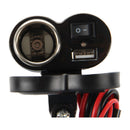 Motorcycle USB Power Supply Port Cigarette Lighter Socket Charger for Cellp P5Z3