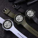 SYNOKE 9611 Outdoor Sport Men Watch Waterproof Luminous Display Large Dial Digital Watch