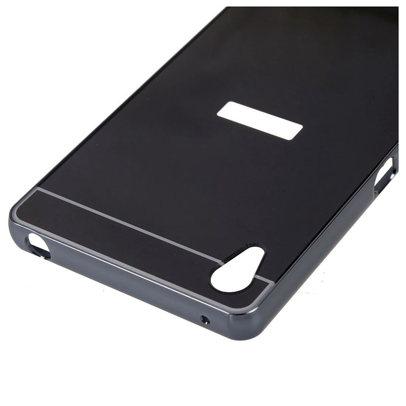 For Sony Xperia Z3+ / Z3 Plus Mirror Design Case Luxury Aluminum Phone Bump V6B8