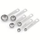 Honana CF-MS06 6 Pcs Stainless Steel Measuring Spoon Set for Measuring Dry and Liquid Ingredients