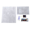 Oil paint painting by numbers diy picture drawing coloring on canvas painti