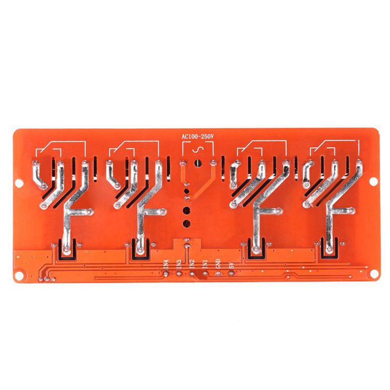 4-channel 250VAC 30A Solid State Relay Module Board High/Low Level Trigger B7V2