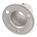 Wardrobe 19mm Dia tube clothes rod flange support bracket M6E5