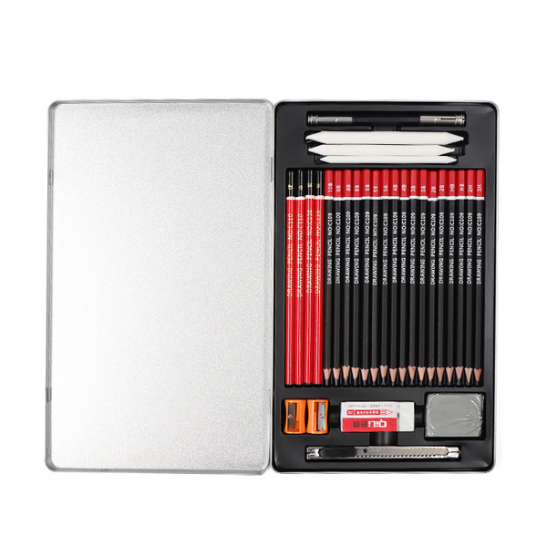 QiLi C112 Sketch Drawing Pencil Set Professional Painting Pencils School Art Supplies 3H 2H HB 2B 3B 4B 5B 6B 8B 10B