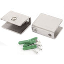 Rectangular Glass shelf Clamps Type Holder Clamp bracket Wall mounting 2 pc A7Y2