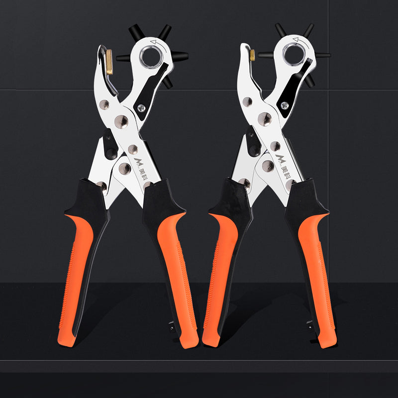 MYTEC Belt Hole Plier Household Multi-function Hole Punch Pliers Labor-Saving Belt Hole Punch Watch Belt Pants Belt Eyelet Pliers Tool
