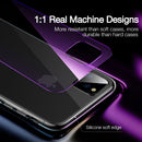 Cafele Gradient Color Tempered Glass + Soft Silicone Edge Protective Case for iPhone 11 6.1 inch