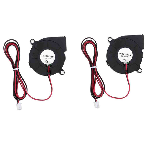 Anet 2Pcs DC12V 5015 50x50x15mm 2-pin Exhaust Blower Cooling Fan