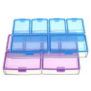 Empty Compartment Storage Case Box Nail Tip Rhinestones Gems Little Stuff Electronic Parts