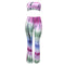 Women's tie dye print sleeveless Tops + Flare pants 2 pieces sets(PURPLE,XL D3U4