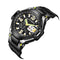 SYNOKE 67606 5ATM Waterproof Men Fashion Luminous Display Stopwatch Watch Dual Display Digital Watch