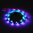Non-waterproof 1M 2M WS2812B RGB Color LED Strip Light + SP105E 200 Modes APP Bluetooth Controller DC5-24V